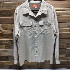 Habit Long Sleeve Shirt Solar-Factor UPF +40 UV Protection Size L